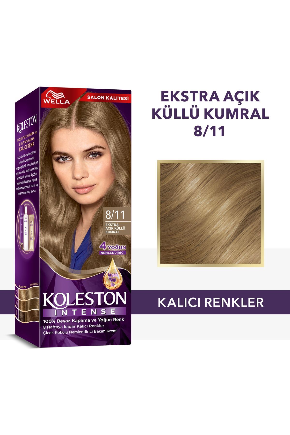 Wella Koleston Intense Saç Boyası 8/11 Ekstra Açık Küllü Kumral