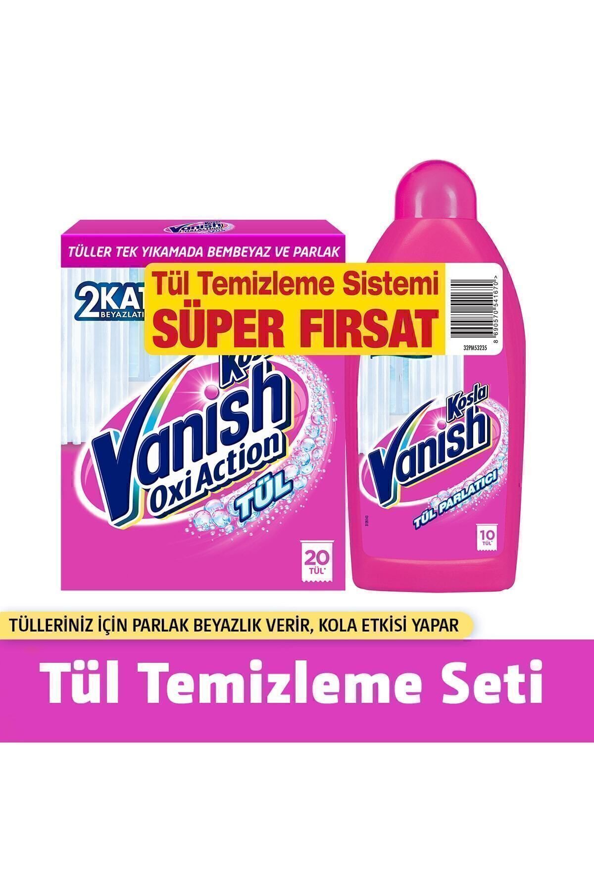 Vanish Kosla Tül Toz 450 Gr+ Parlatıcı 450 Ml