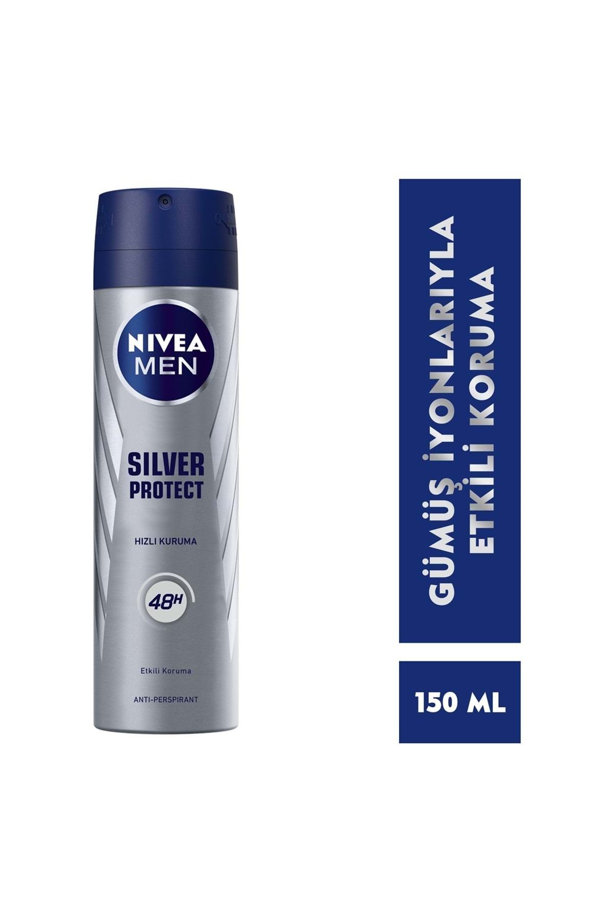 Nivea Men Silver Protect Deodorant Sprey 150 ml