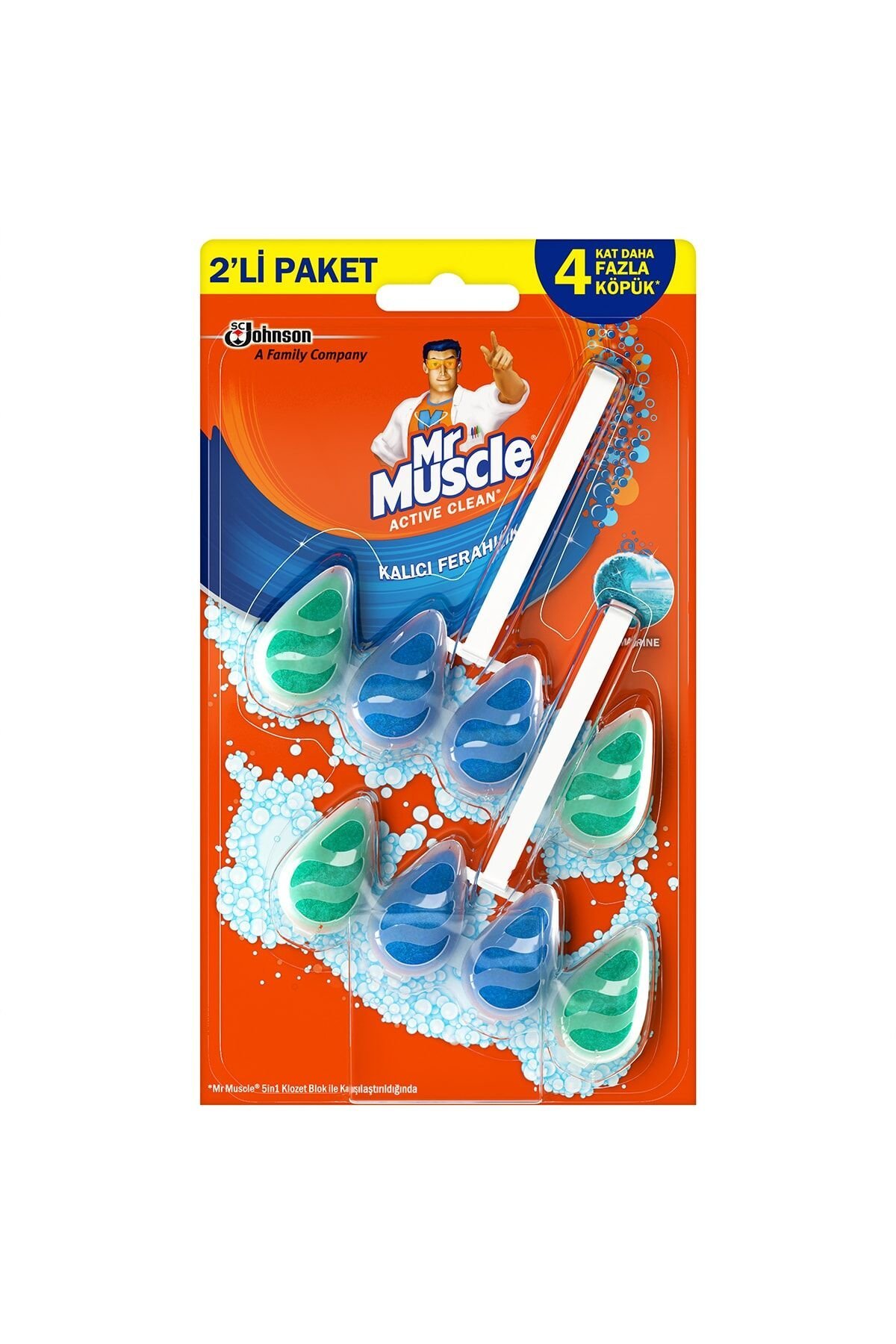 Mr.Muscle Klozet Blok Marine 2 Li 77,2 Gr
