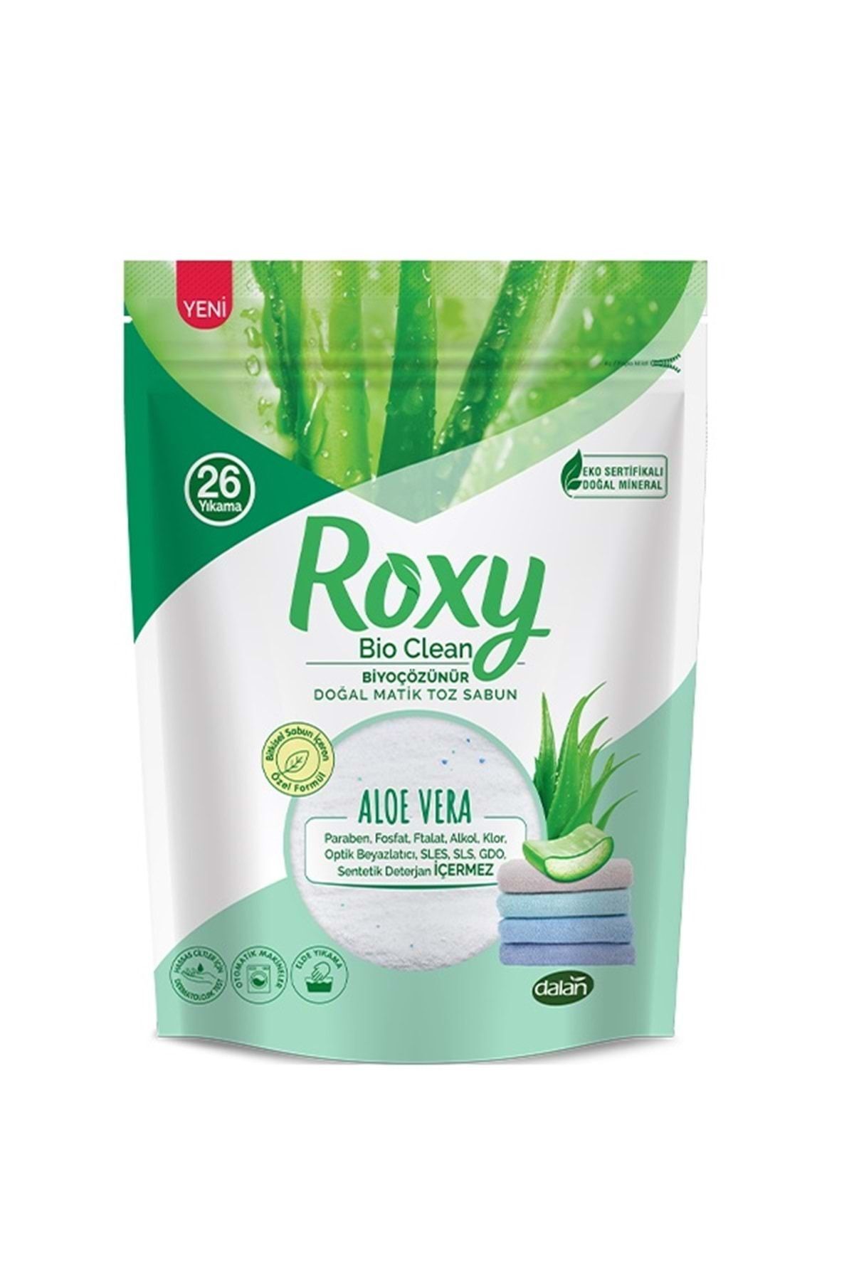 Roxy Bio Clean Aloe Veralı Toz Sabun 800 gr