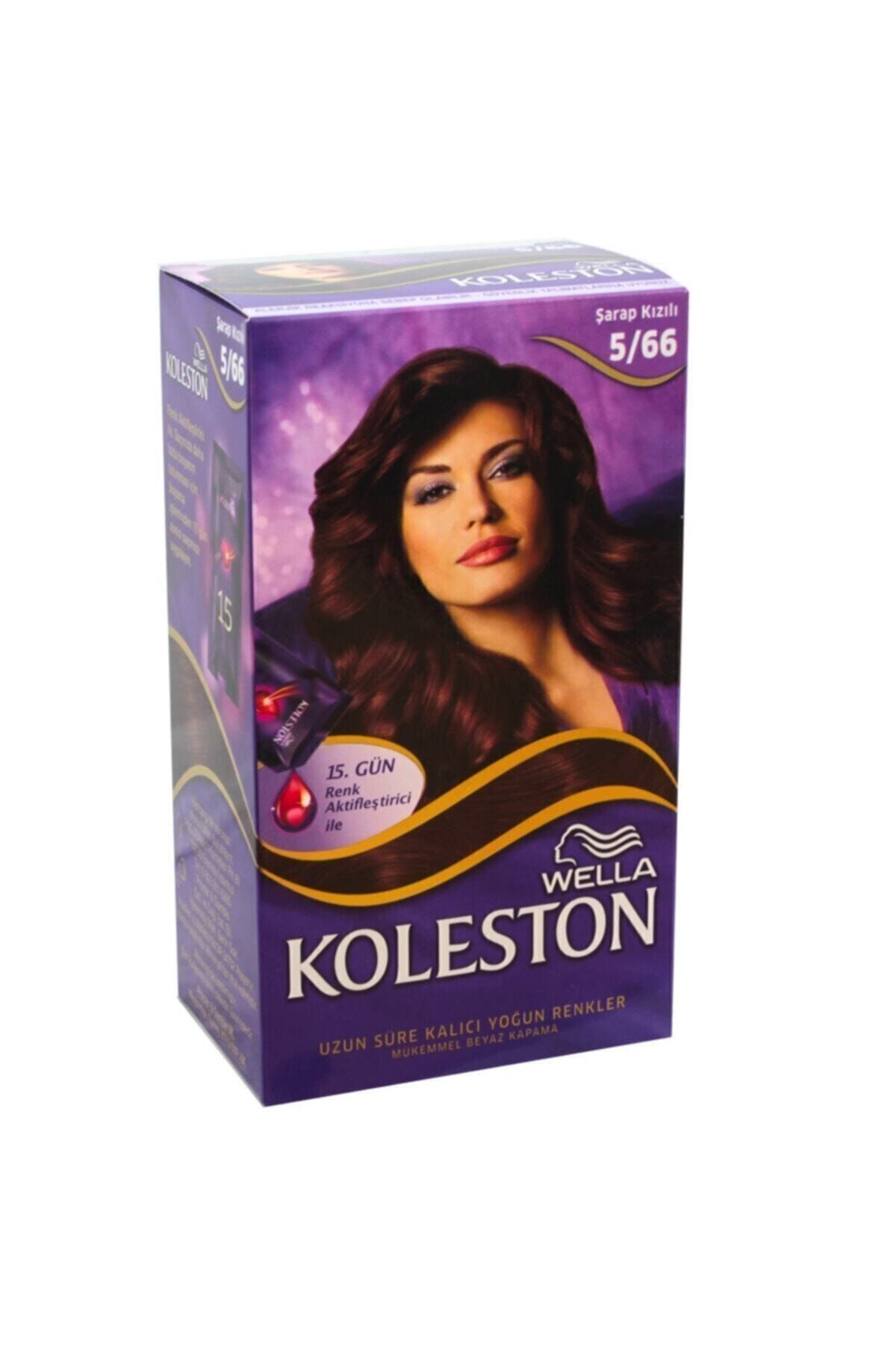 Wella Koleston Kit Saç Boyası 5/66 Şarap Kızılı