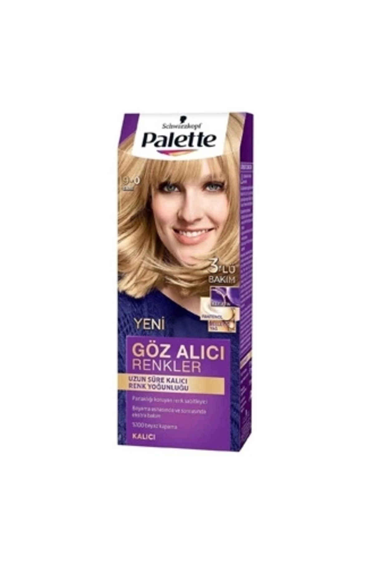 Palette Saç Boyası Natural Göz Alıcı Renk 9-0 Sarı