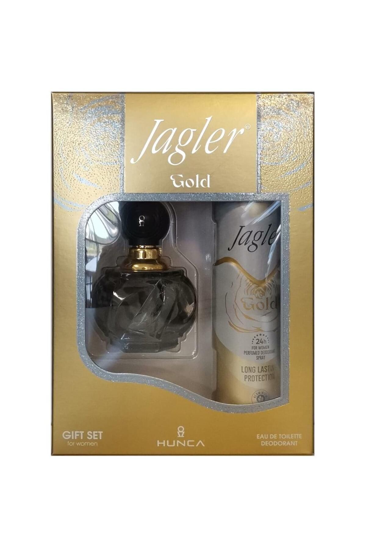 Jagler Gold Kadın Parfüm Seti EDT 60 ml + Deodorant 150 ml