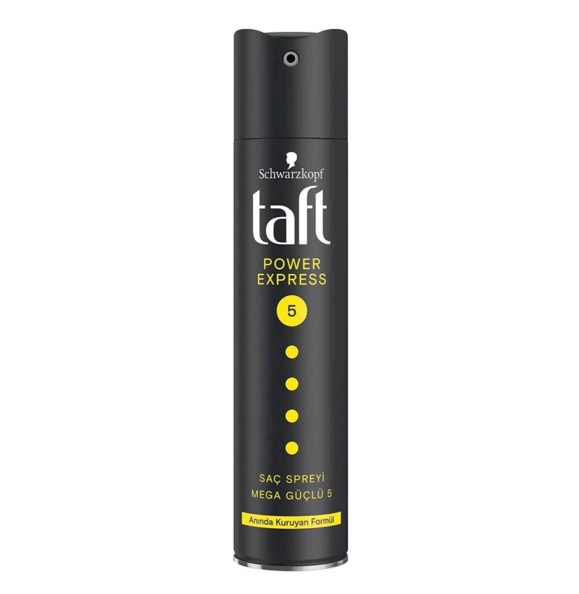 Taft Saç Spreyi 250 ml Power Express Anında Kuruyan