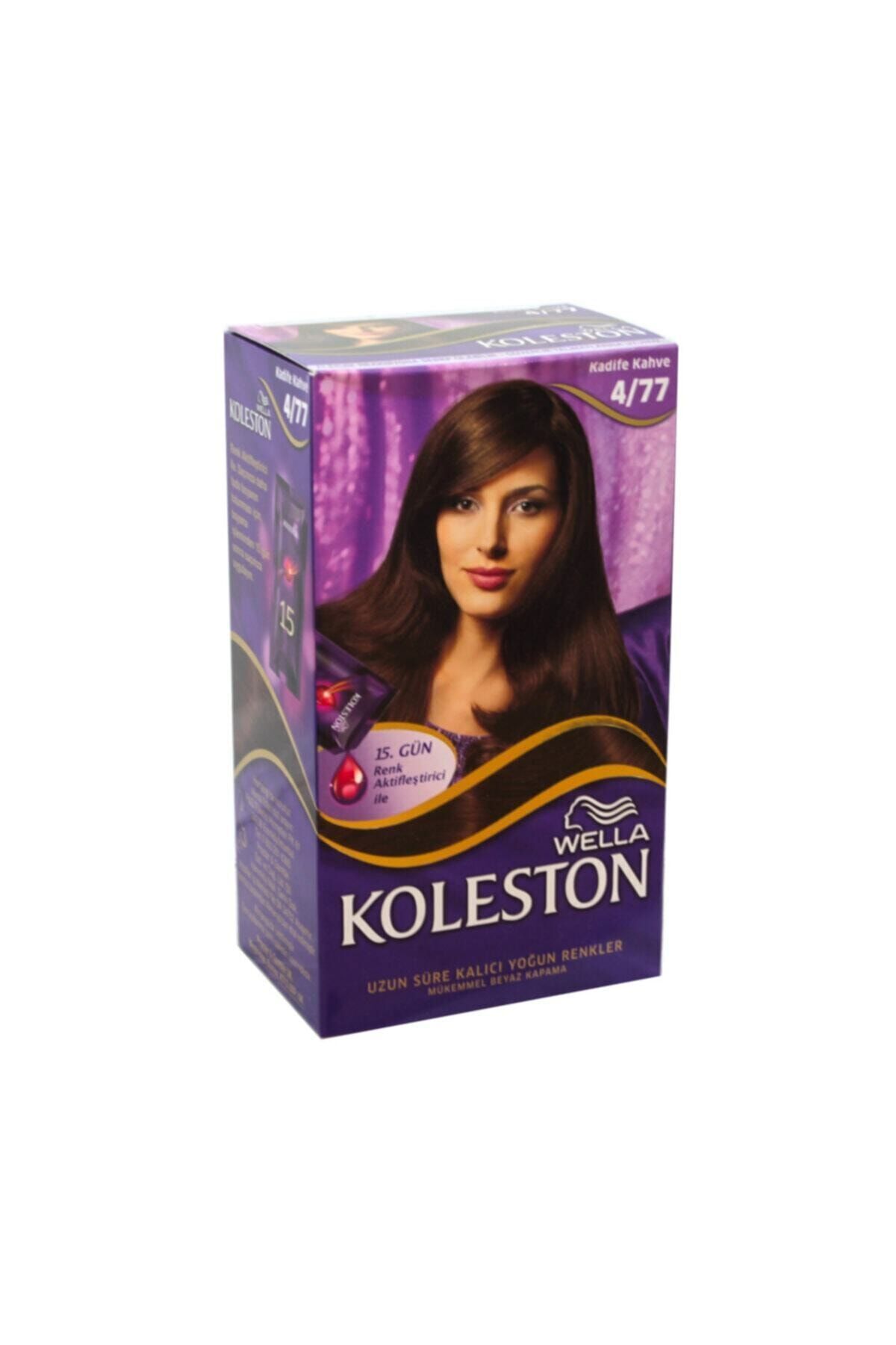 Wella Koleston Kit Saç Boyası 4/77 Kadife Kahve