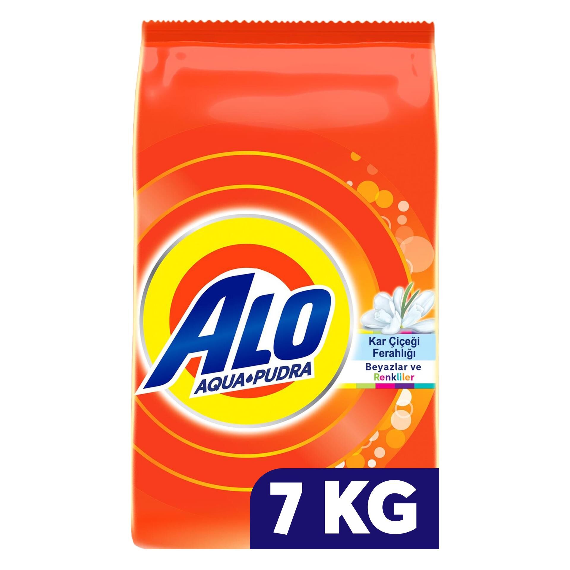 Alo 7 kg Toz Deterjan Beyazlar ve Renkliler Kar Çiçeği