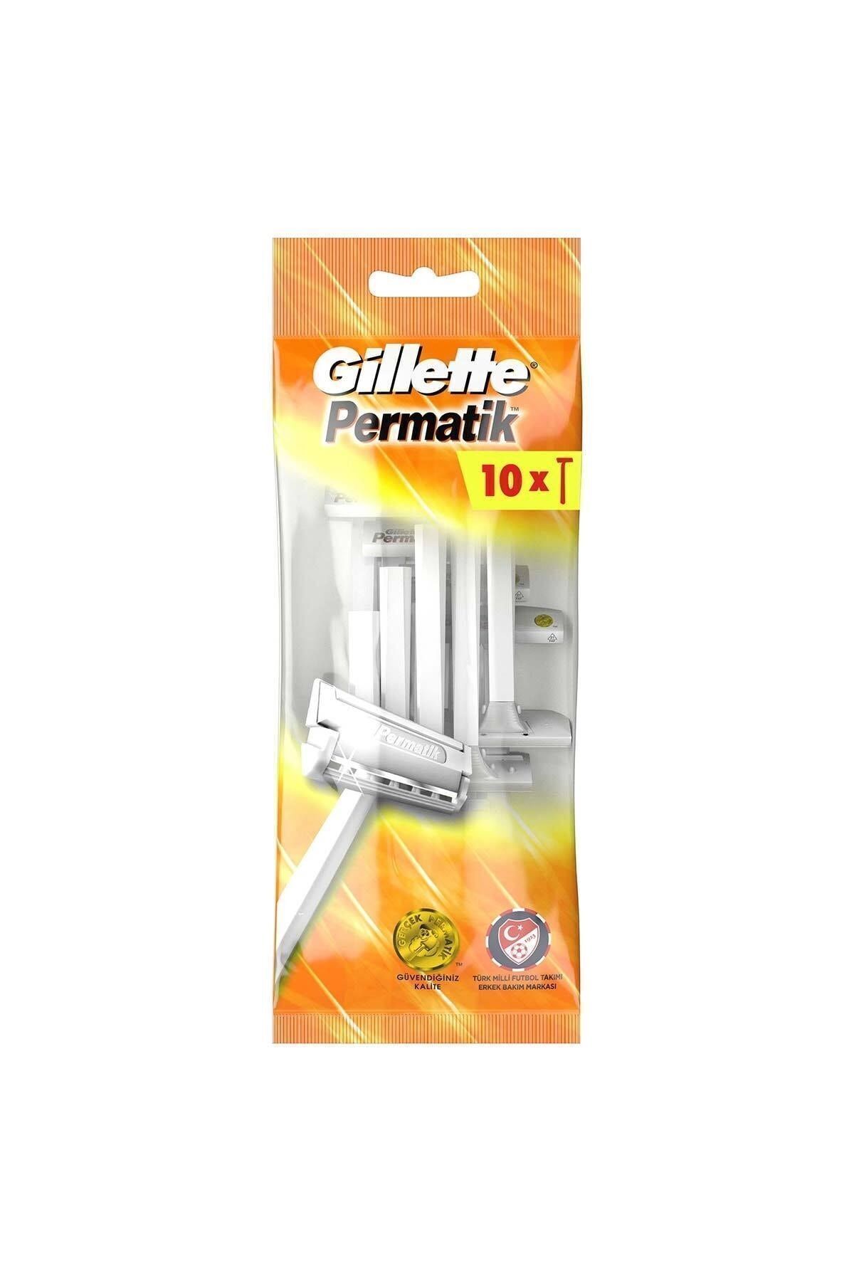 Gillette Tıraş Bıçağı Permatik 10'lu