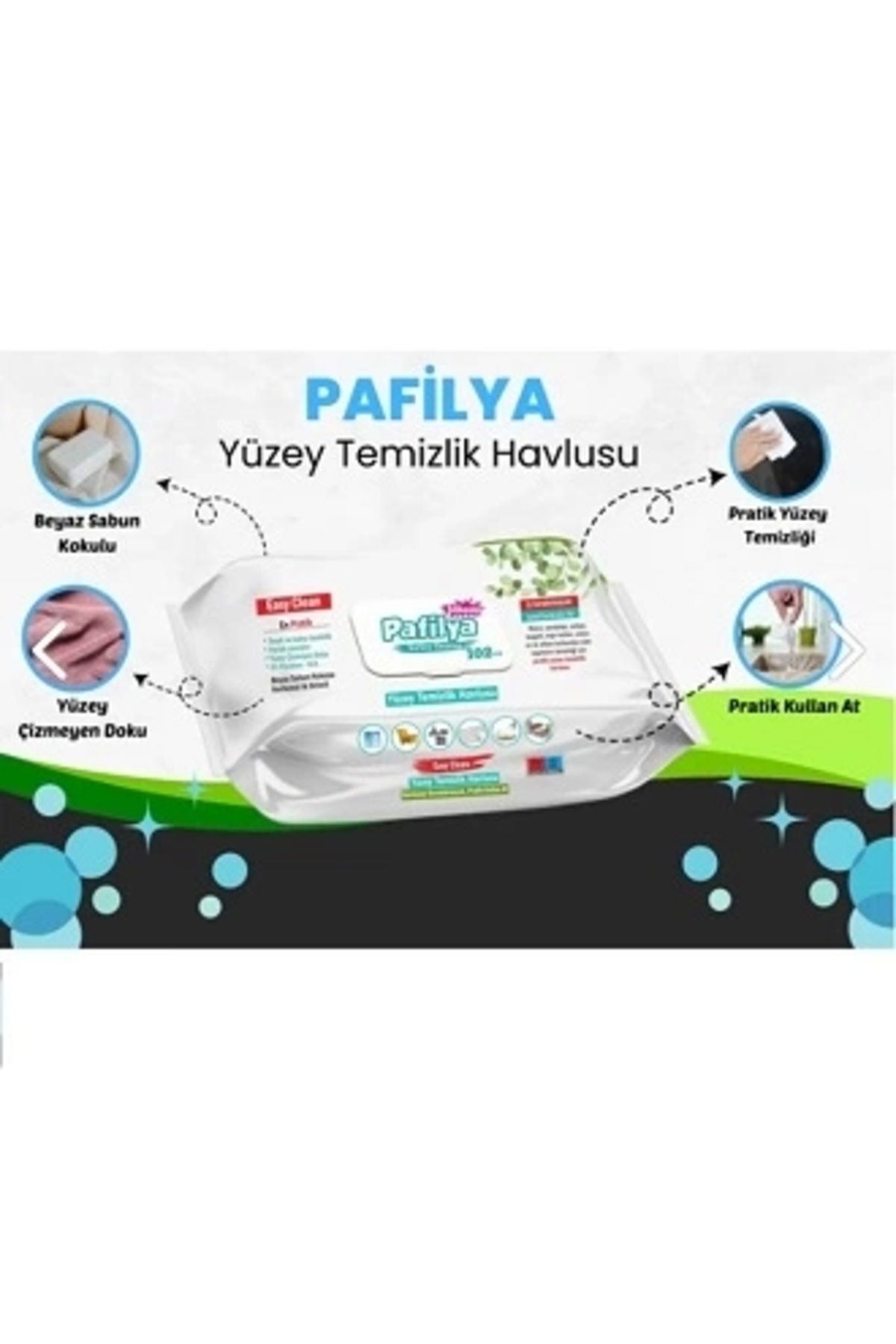 Pafilya Yüzey Temizlik Havlusu 102 Beyaz Sabun