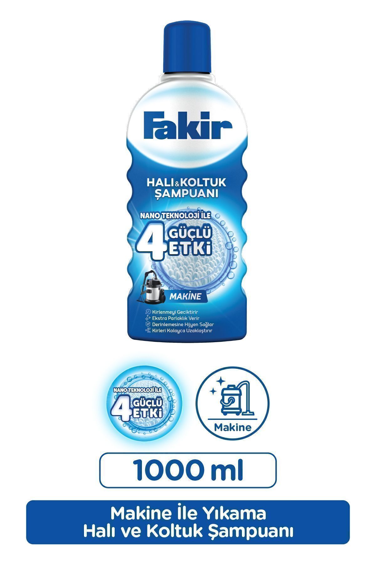 Fakir Halı & Koltuk Şampuanı Makine 1000 Ml