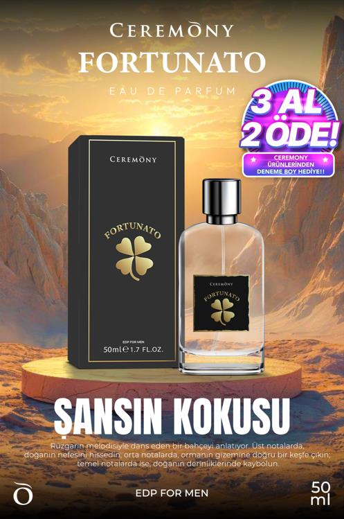 Ceremony Fortunato 50 ml Edp Erkek Parfüm