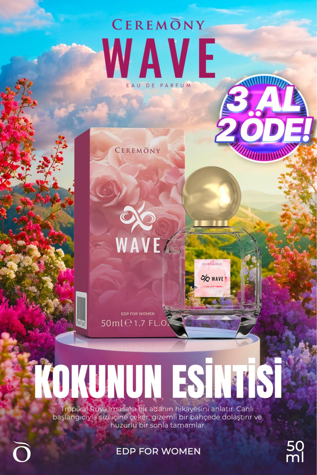 Ceremony Wave 50 ml Edp Kadın Parfüm