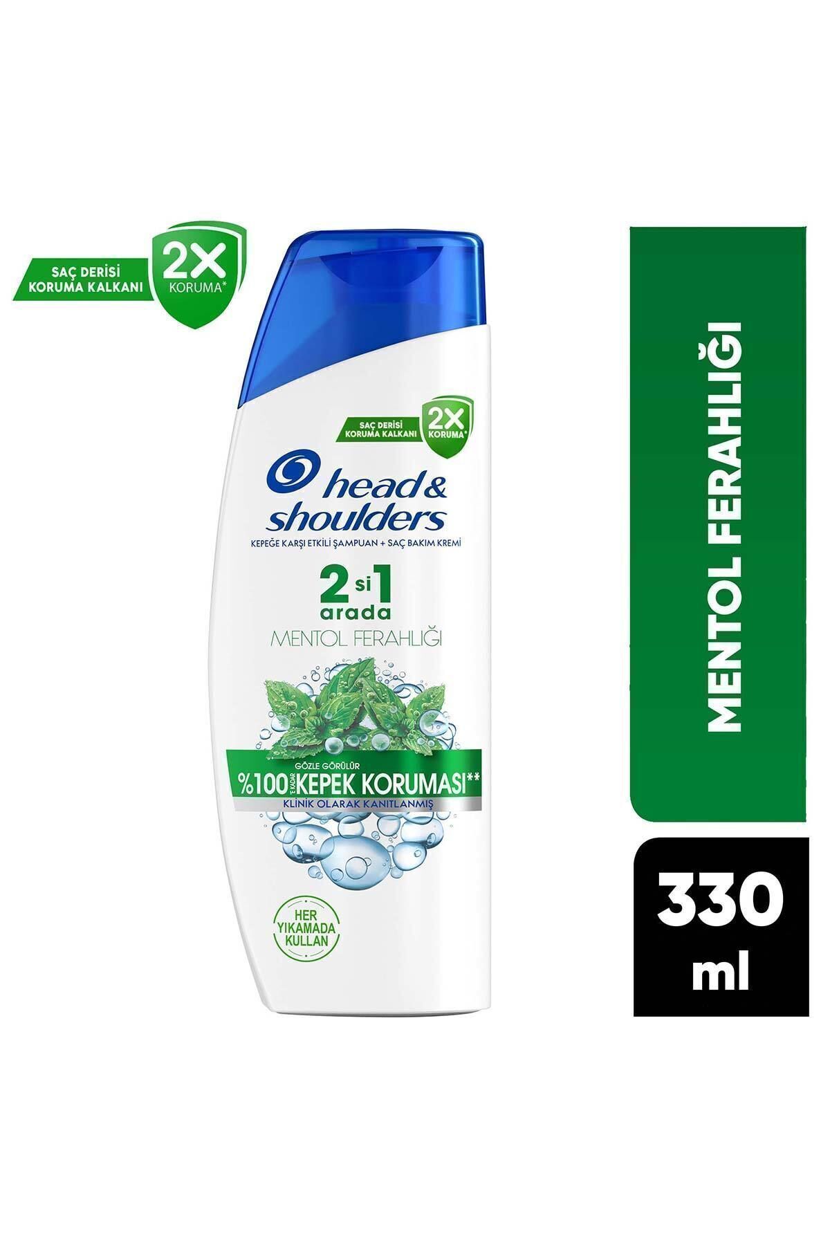 Head & Shoulders Şampuan 2 in 1 Mentol Ferahlığı 330 ml