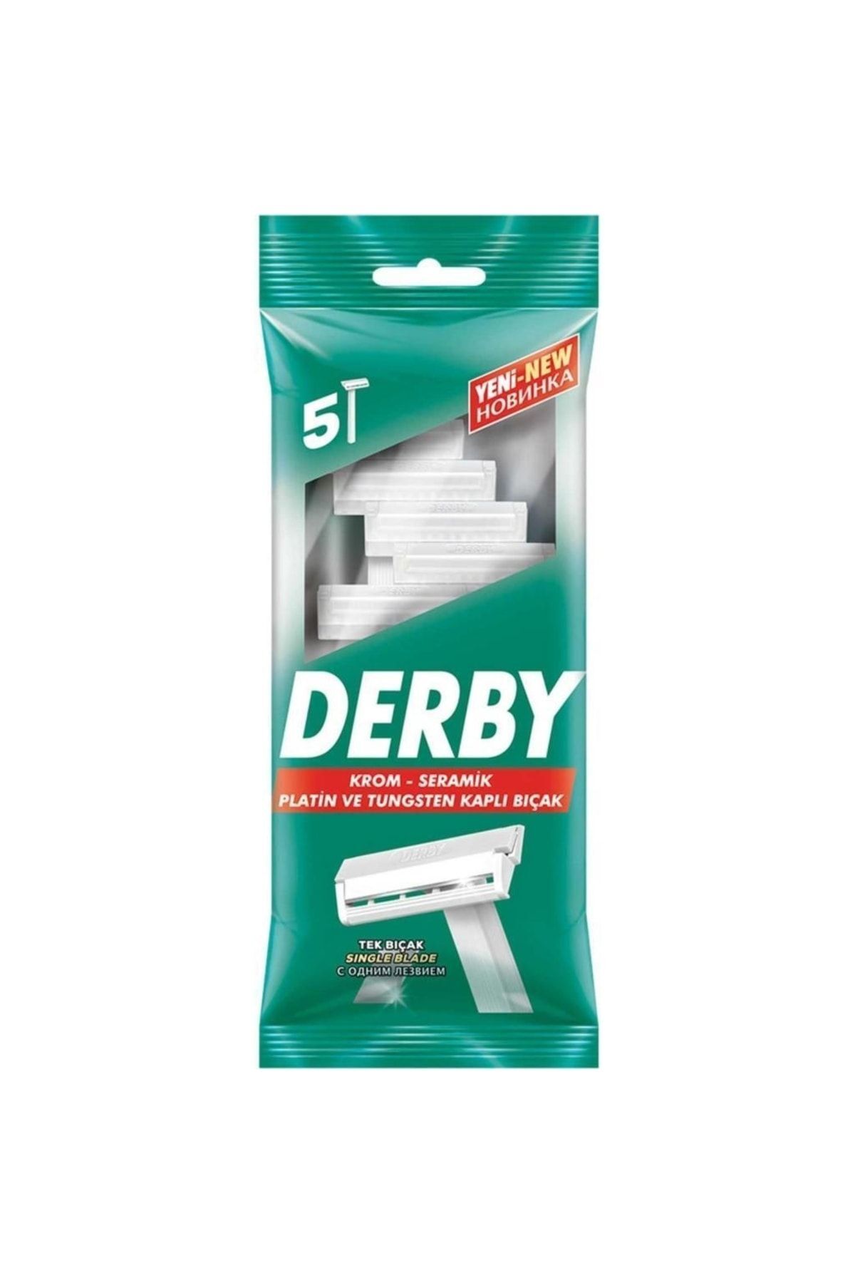 Derby Poşet 5'li Kulan-At Tıraş Bıçağı