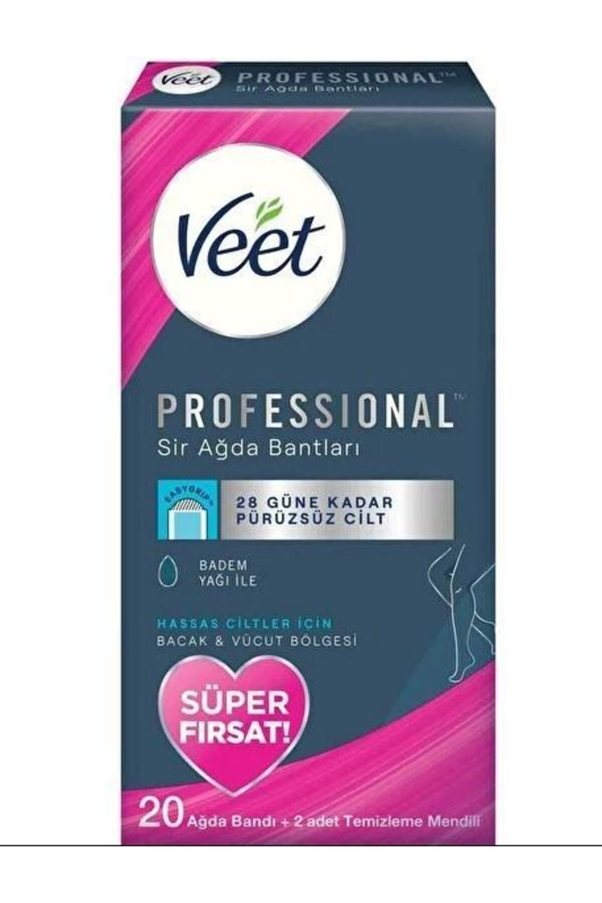 Veet Sir Ağda Bandı 20’li Hassas Profesyonel