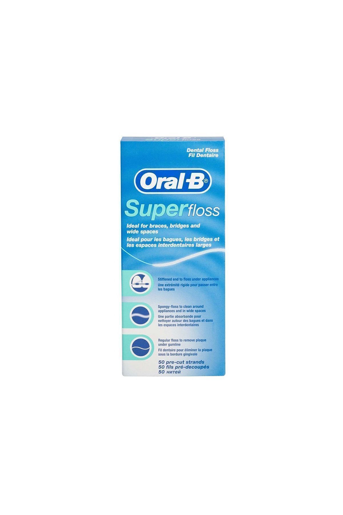 Oral-B Süper Floss Diş İpi 50 m