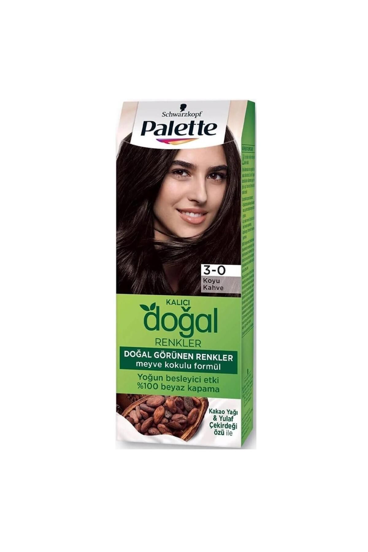 Palette Doğal Renkler .3-0 Koyu Kahve
