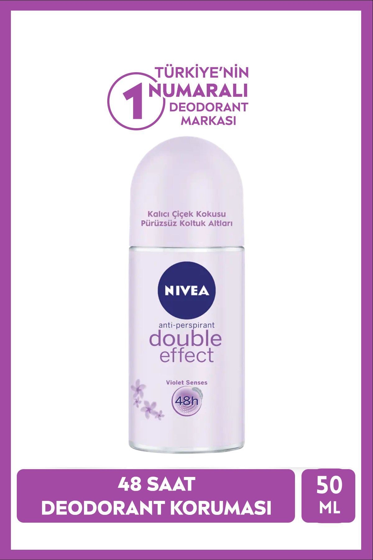 Nivea Double Effect Kadın Roll On 50 ml