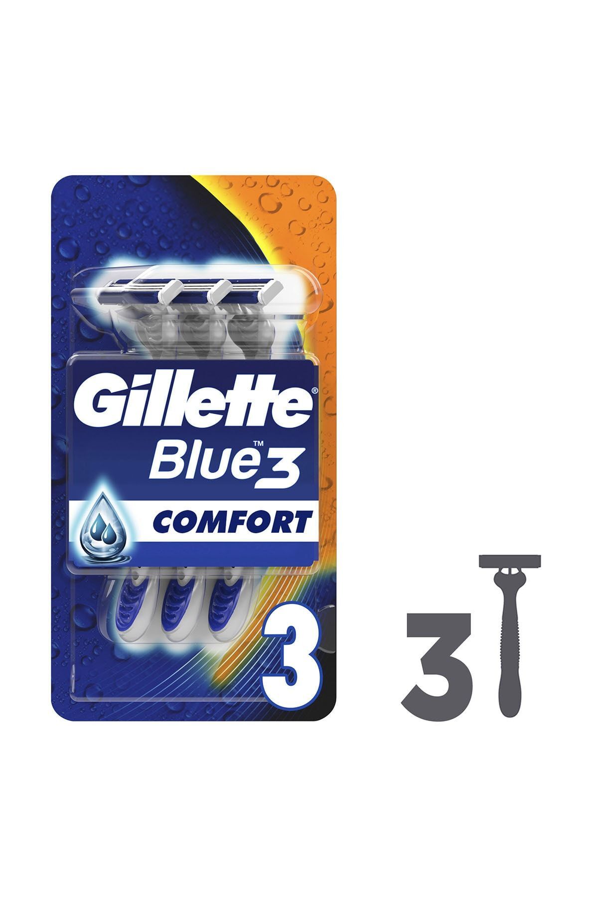 Gillette Blue3 Kullan At Tıraş Bıçağı 3'lı