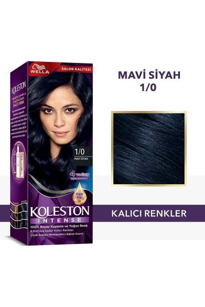 Wella Koleston Intense Saç Boyası 1/0 Mavi Siyah