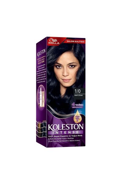 Wella Koleston Intense Saç Boyası 1/0 Mavi Siyah