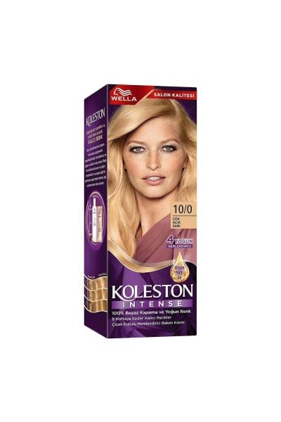 Wella Koleston Intense Saç Boyası 10/0 Çok Açık Sarı