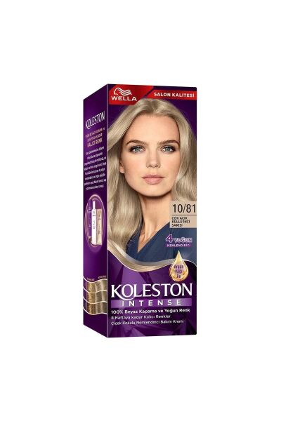 Wella Koleston Intense Saç Boyası 10/81 Çok Açık Küllü İnci Sarısı