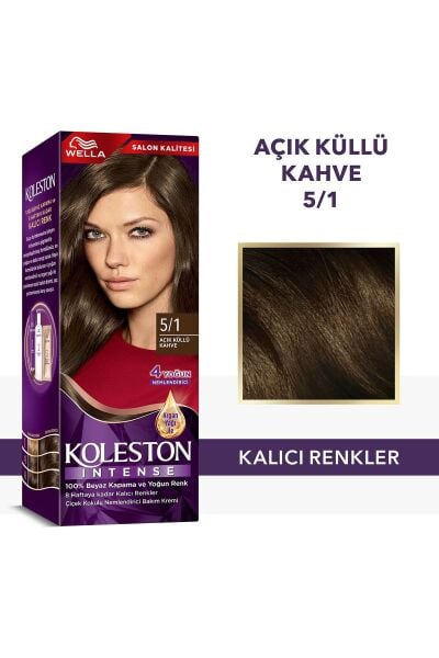 Wella Koleston Intense Saç Boyası 5/1 Açık Küllü Kahve