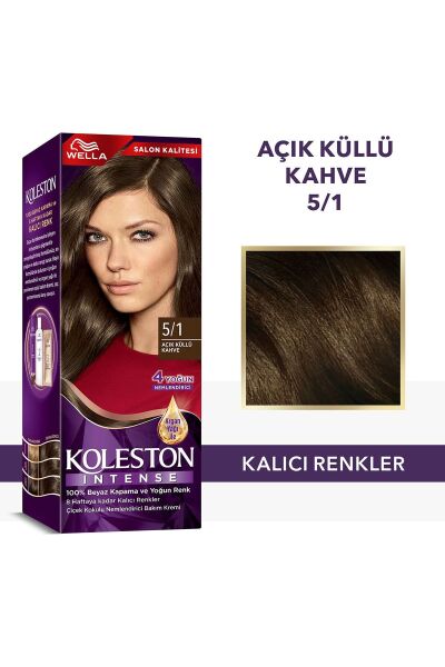 Wella Koleston Intense Saç Boyası 5/1 Açık Küllü Kahve