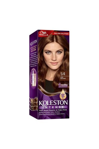Wella Koleston Intense Saç Boyası 5/4 Açık Kestane