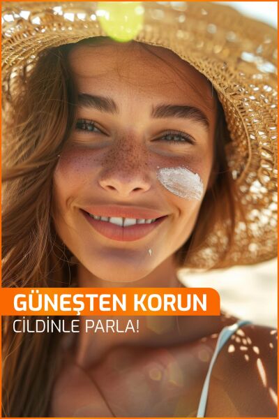 Ceremony UVA-UVB Yüksek Koruma Doğal Görünümlü Hızlı Emilen 50+SPF Güneş Kremi Kuru ve Normal Ciltler 50ml