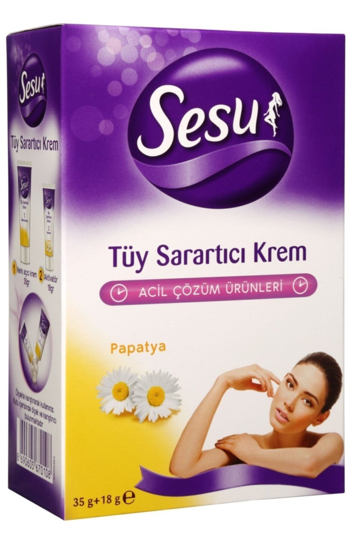 Sesu Tüy Sarartıcı Krem 35 ml