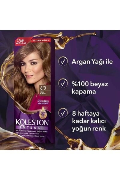 Wella Koleston Intense Saç Boyası 6/0 Koyu Kumral