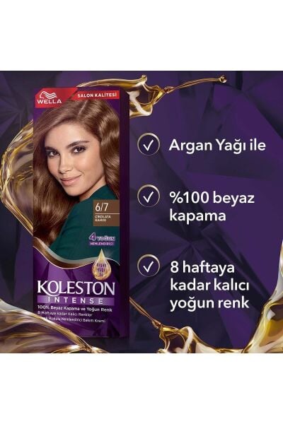 Wella Koleston Intense Saç Boyası 6/7 Çikolata Kahve