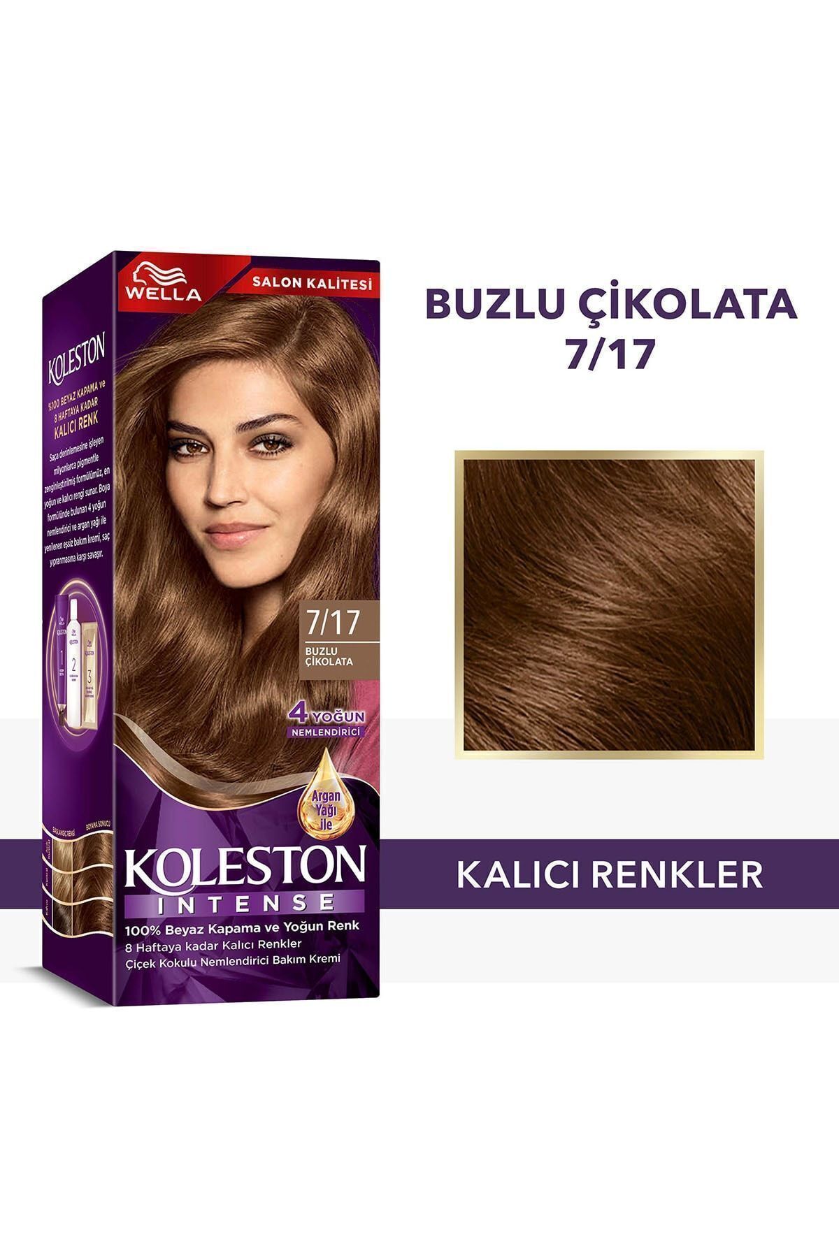 Wella Koleston Intense Saç Boyası 7/17 Buzlu Çikolata