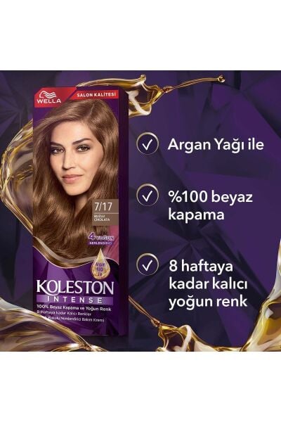Wella Koleston Intense Saç Boyası 7/17 Buzlu Çikolata