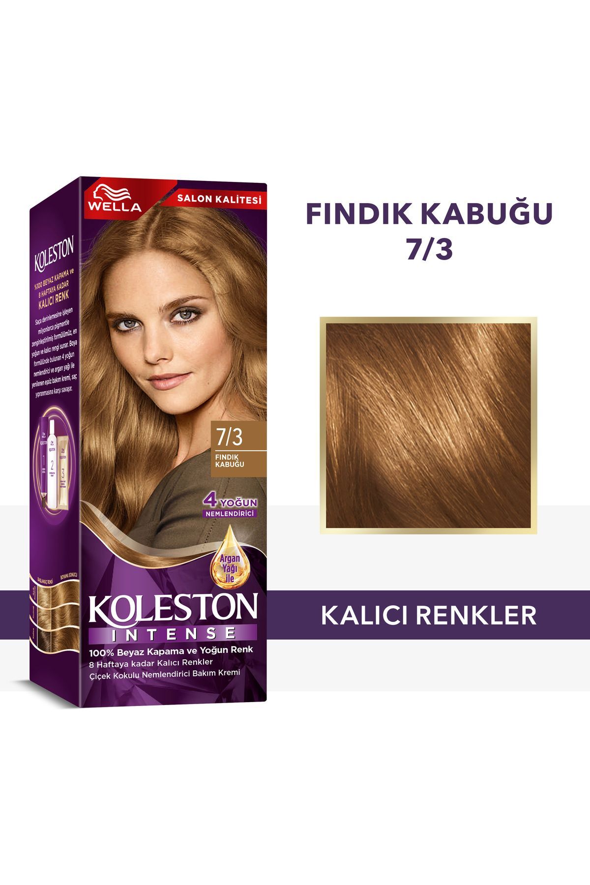 Wella Koleston Intense Saç Boyası 7/3 Fındık Kabuğu