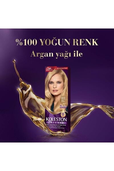 Wella Koleston Intense Saç Boyası 8/0 Açık Kumral