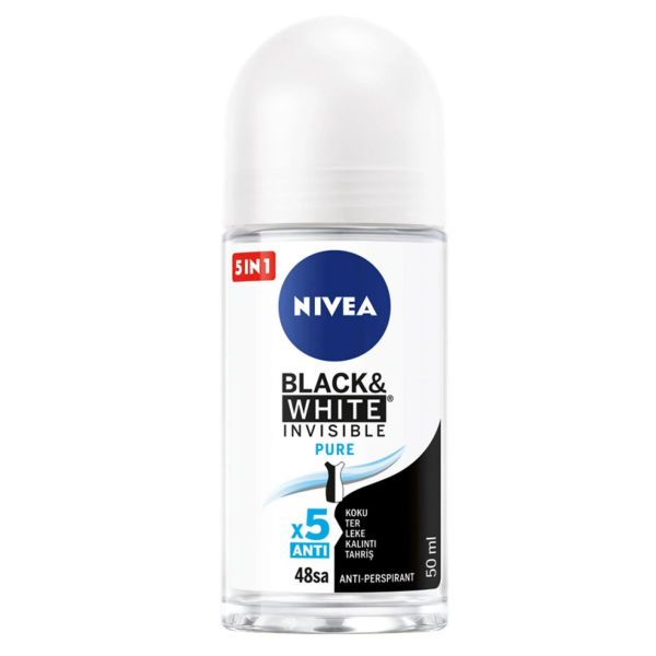 Nivea Roll-on 50 ml Kadın B&W Pure