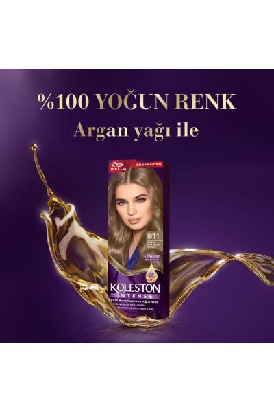 Wella Koleston Intense Saç Boyası 8/11 Ekstra Açık Küllü Kumral
