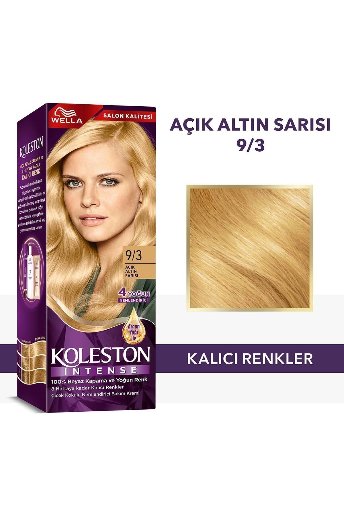 Wella Koleston Intense Saç Boyası 9/3 Açık Altın Sarısı