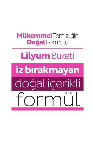 Sleepy Easy Clean Lilyum Buketi Yüzey Temizlik Havlusu 100 Yaprak