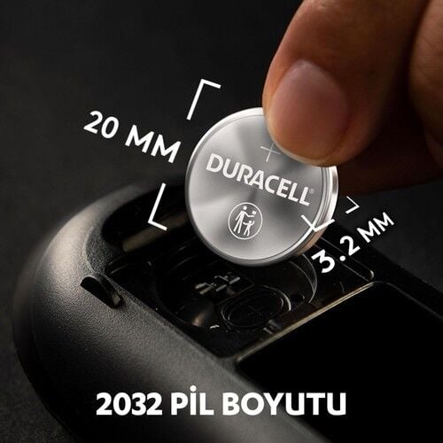 Duracell Düğme Pil 2’li 2032