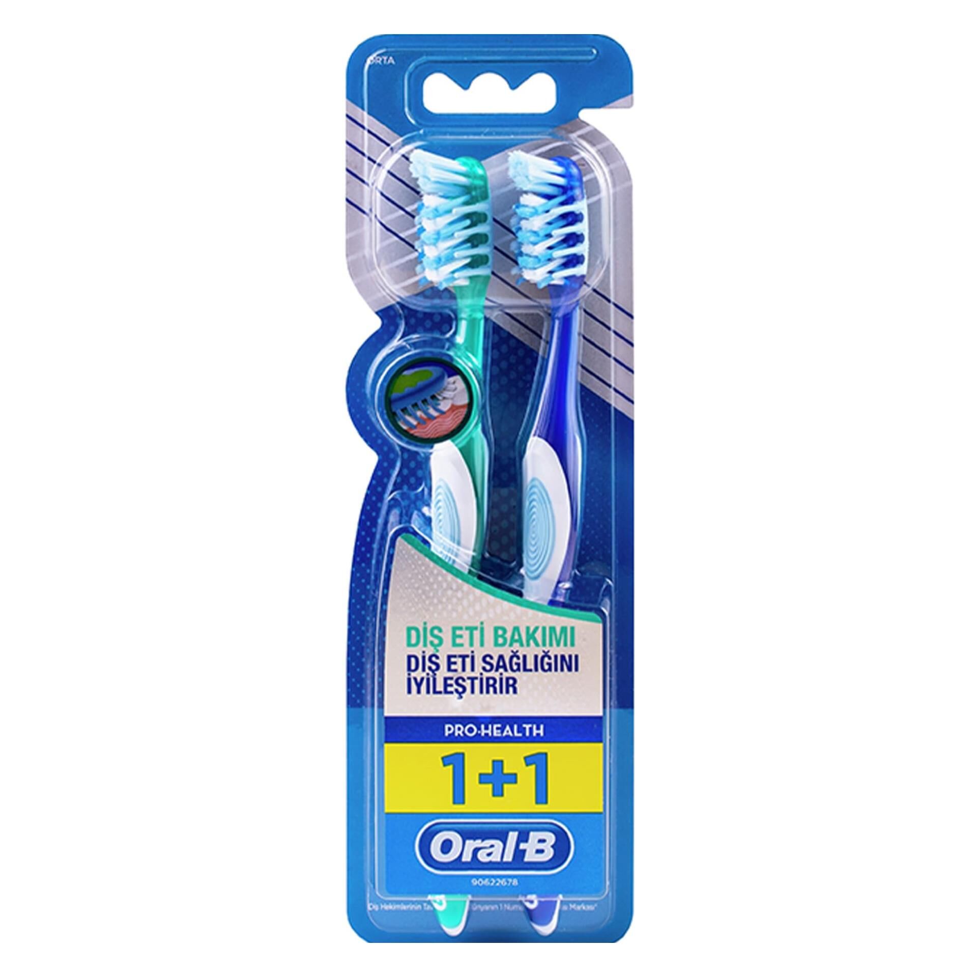 Oral-B Diş Fırçası 1 + 1 Pro Health Diş Eti Bakımı