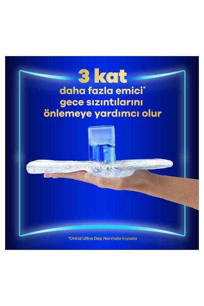 Orkid Hijyenik Ped Ultra Extra Max Dörtlü Gece 14'lü