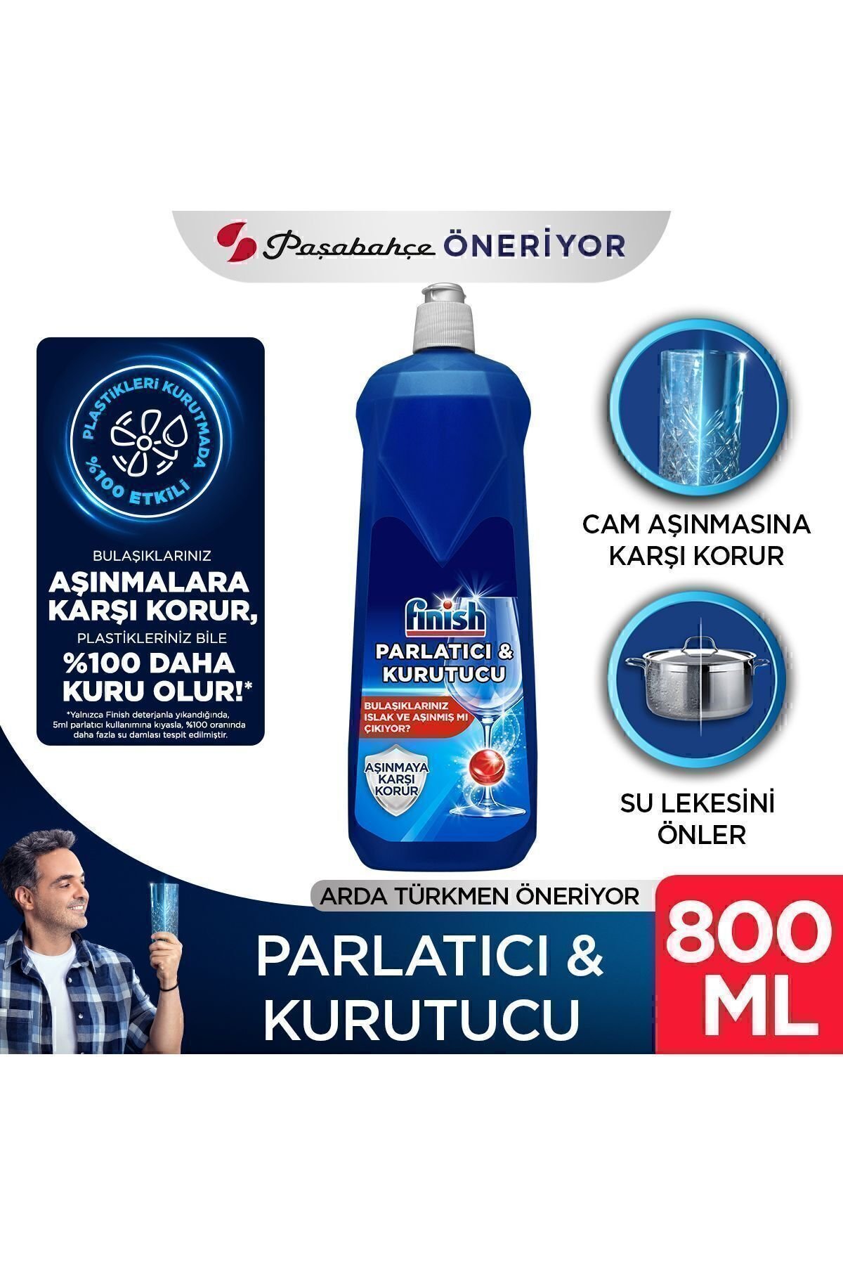 Finish Bulaşık Makinesi Parlatıcı ve Kurutucu 800 ml