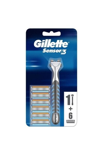 Gillette Sensor3 Makine + 6 Yedek