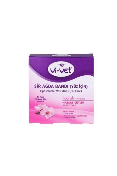 Vi-Vet Yüz Sir Ağda Bandı Pudralı