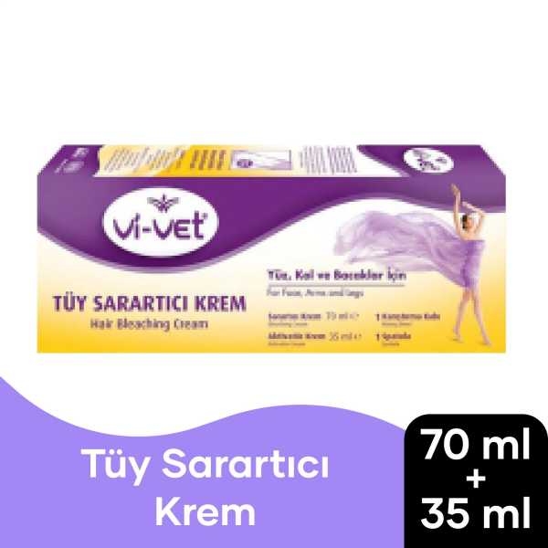 Vi-vet Ağda Tüy Sarartıcı Krem 70-35 ml