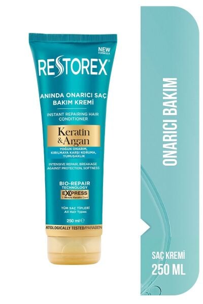 Restorex Keratin ve Argan Saç Bakım Kremi 250 ml